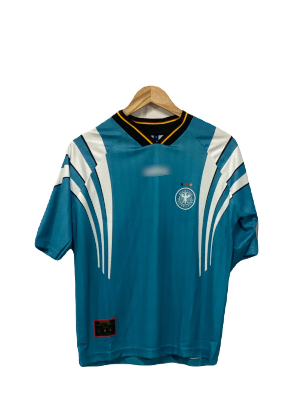 Germany 1996 Away kit plain-back Five sleeve - Ms retro store