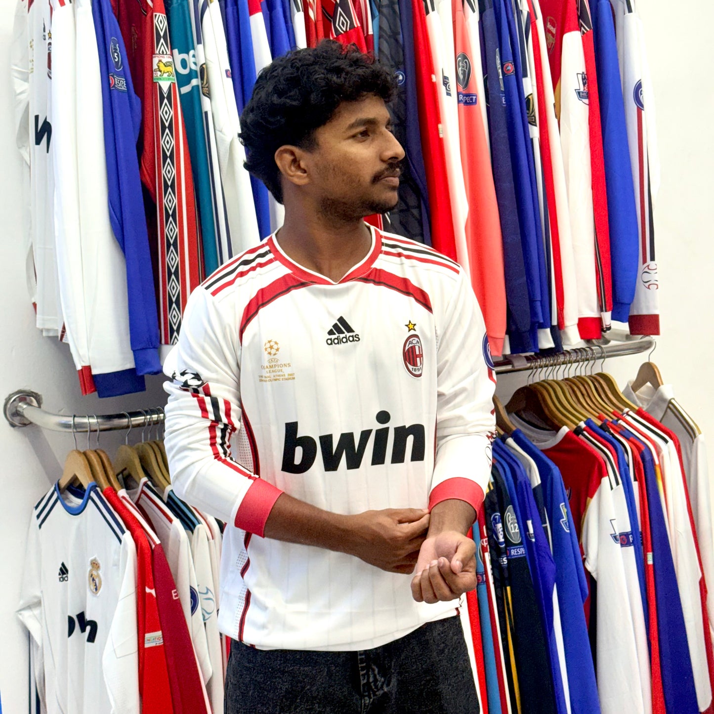 AC MILAN FULL SLEEVE  2006/07  UCL FINAL EDITION MALDINI  P135 - MS RETRO STORE