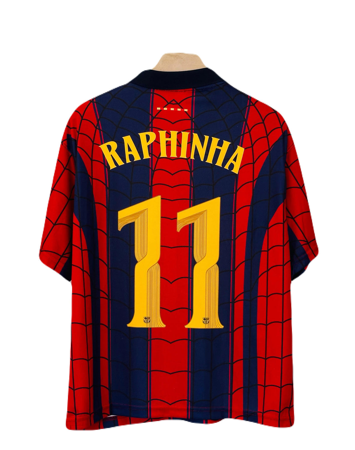 Raphina Barcelona 2026-27 Spider Edition  Five sleeve Collar Sublimation jersey - P2639