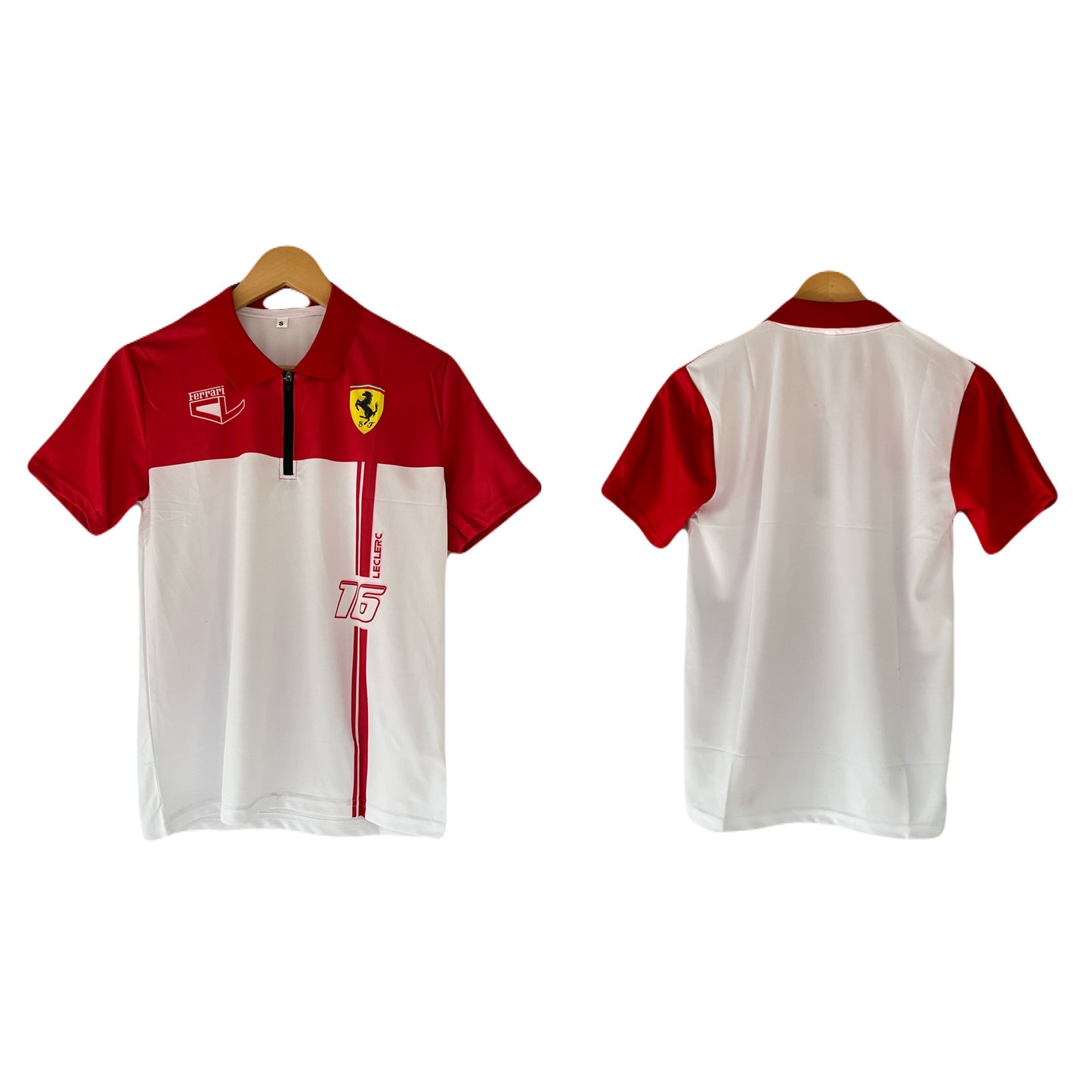 Scuderia Ferrari Half Sleeve Collar sublimation - Ms Retro Store
