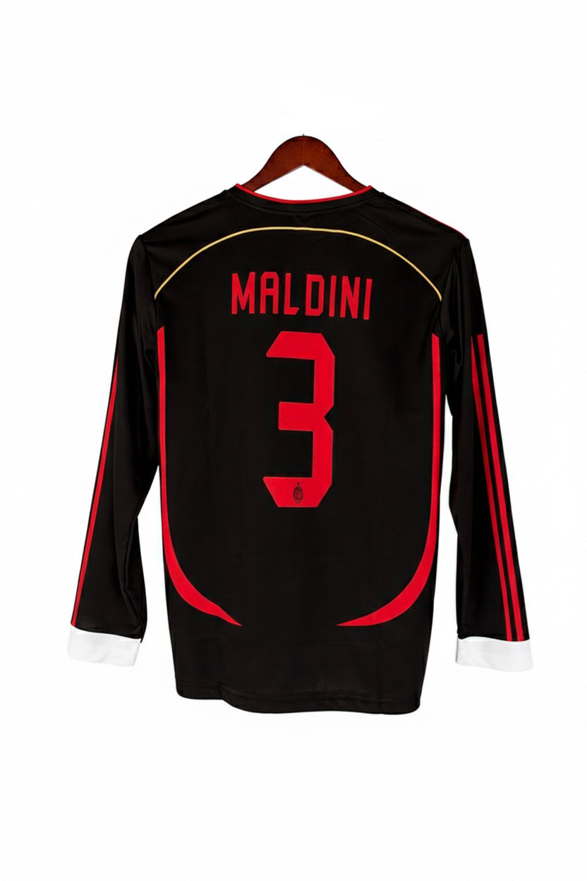 Ac milan 2006/07 Third kit maldini full sleeve - ms retro store
