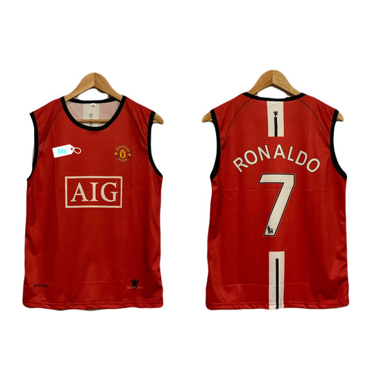 Ronaldo united sleevless bibs - ms retro store
