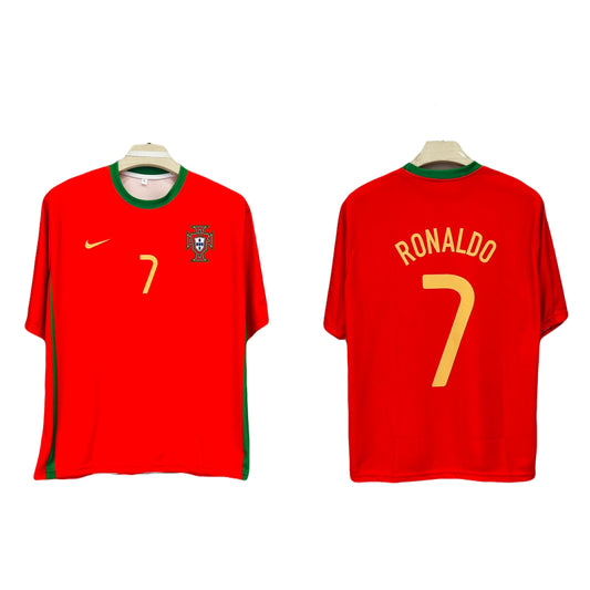 Cristiano Ronaldo Portugal Home jersey five sleeve - ms retro store