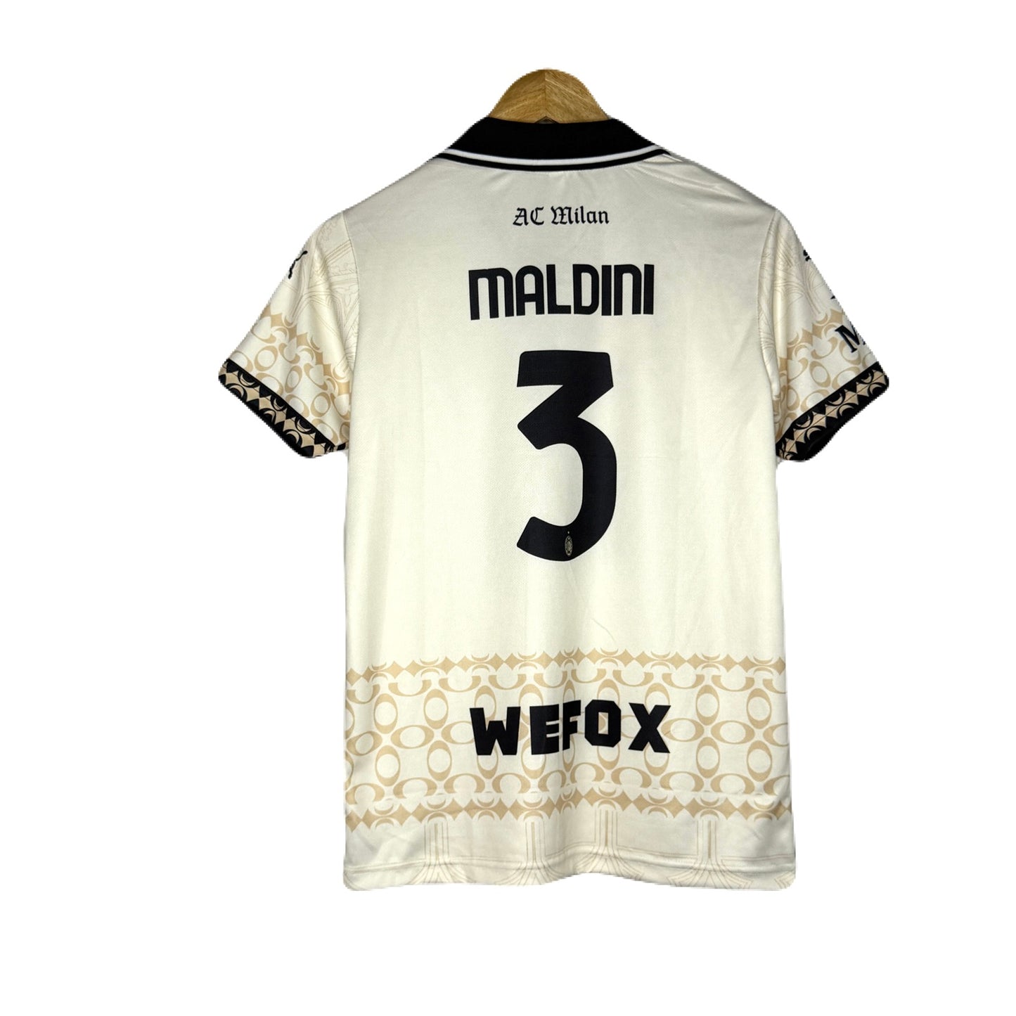 AC MILAN Fourth Kit maldini Version Half Sleeve P1101 - Ms Retro Store