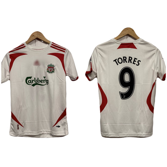Liverpool Fc 2006-07 Away Kit Torres Half Sleeve - Ms Retro Store