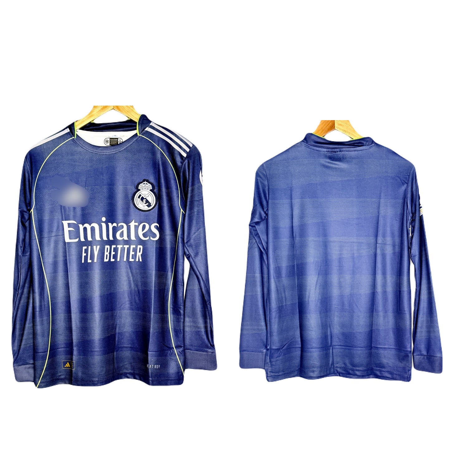 Real Madrid 2025-26 Away Kit Full Sleeve - Ms Retro Store