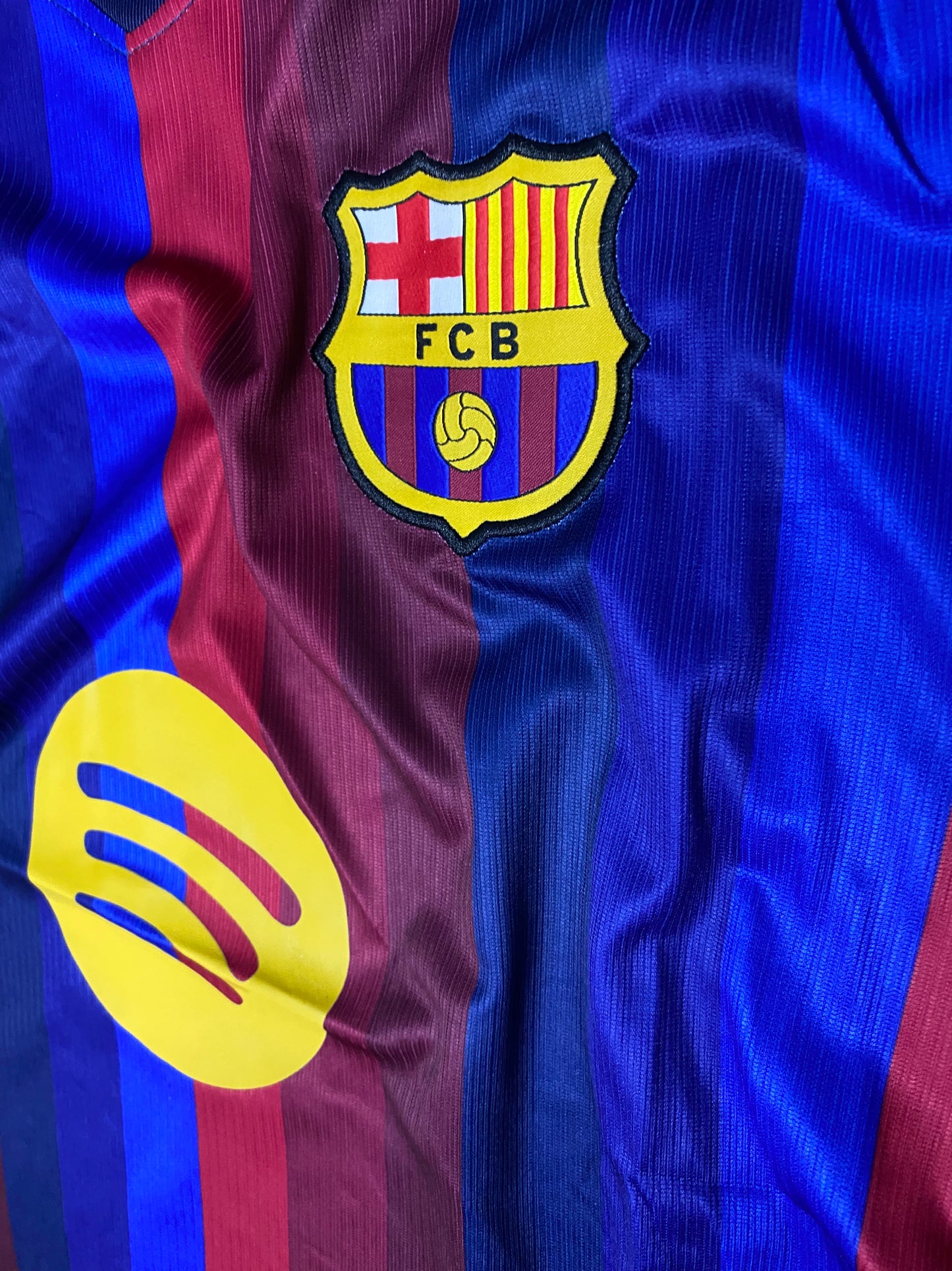 Barcelona Fan version 2026/27 home kit half sleeve - P2393