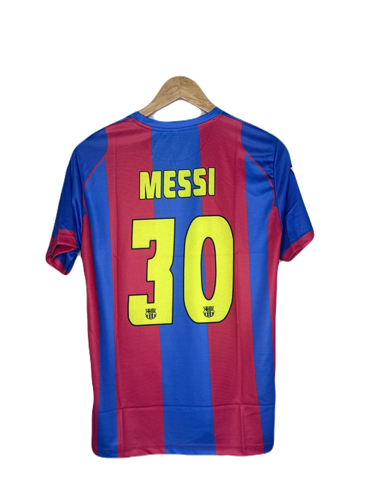 Fc Barcelona 2004-05 Home Kit Messi 30 Half Sleeve - P878 Ms Retro