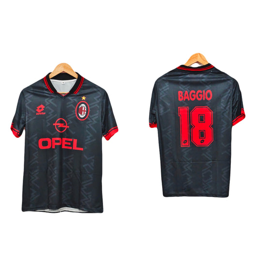 Ac milan 1996-97 Third kit Baggio Half sleeve - P286 - Ms Retro Store