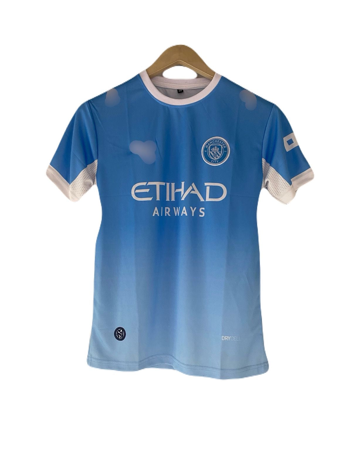 Halland Manchester City New season Half Sleeve embroidery jersey -