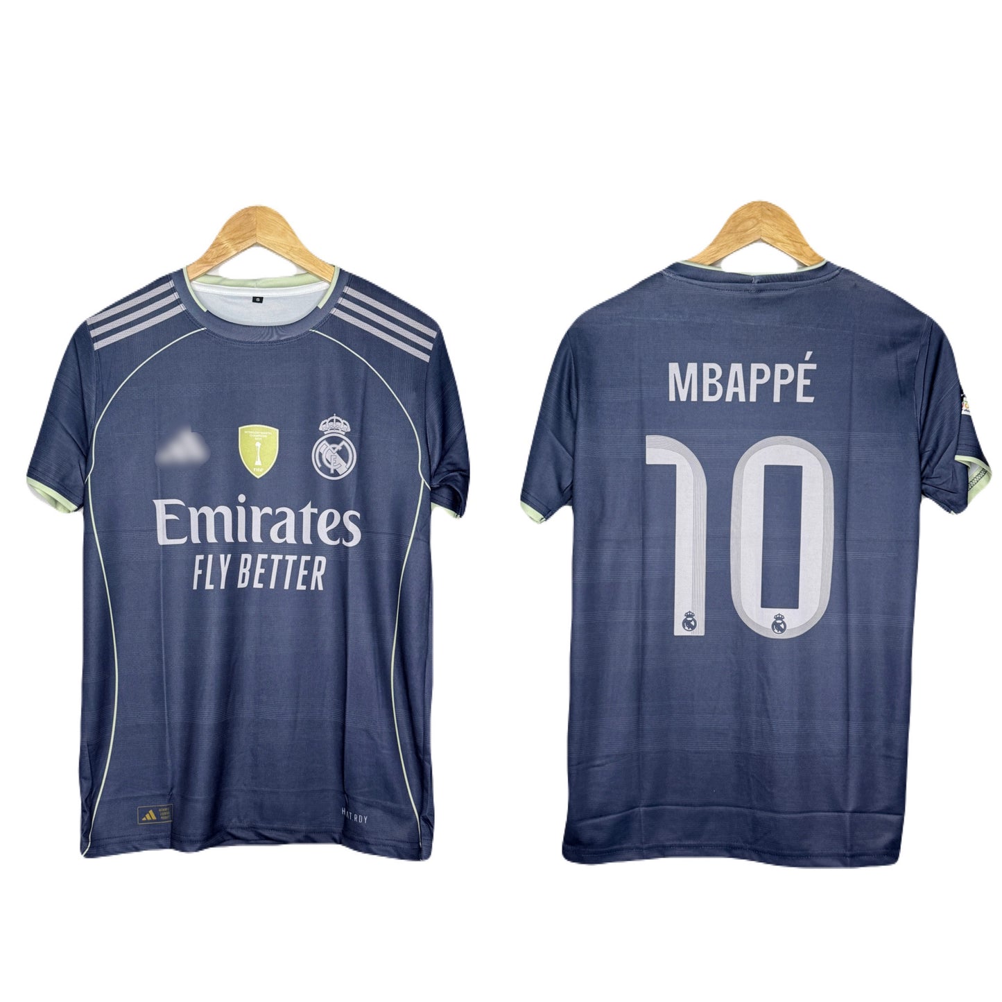 Real Madrid 2025-26 Away Kit Mbappe  Half Sleeve - P665 Ms Retro Store