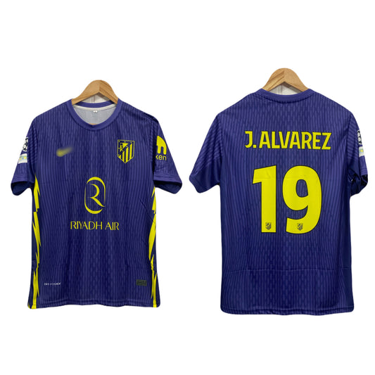 Athletico Madrid 2025-26 Away kit j.Alvarez Half sleeve - P555 - Ms Retro Store