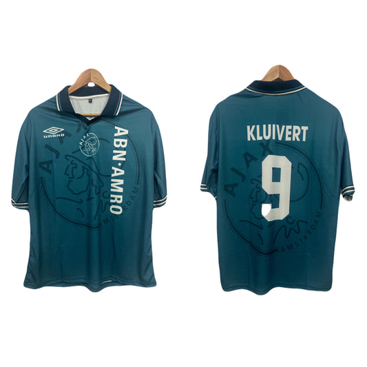 Ajax 1995-96 Away kit Kluivert Fivesleeve - P389 - Ms Retro Store