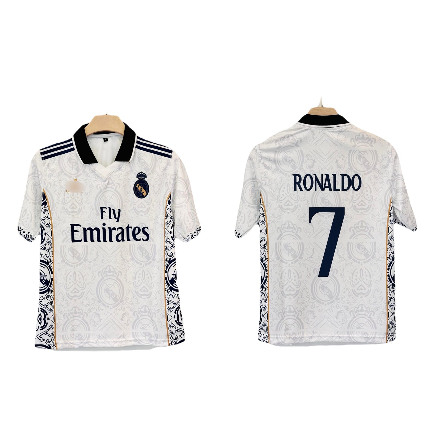 Ronaldo Real madrid special edition Five sleeve Collar jersey -
