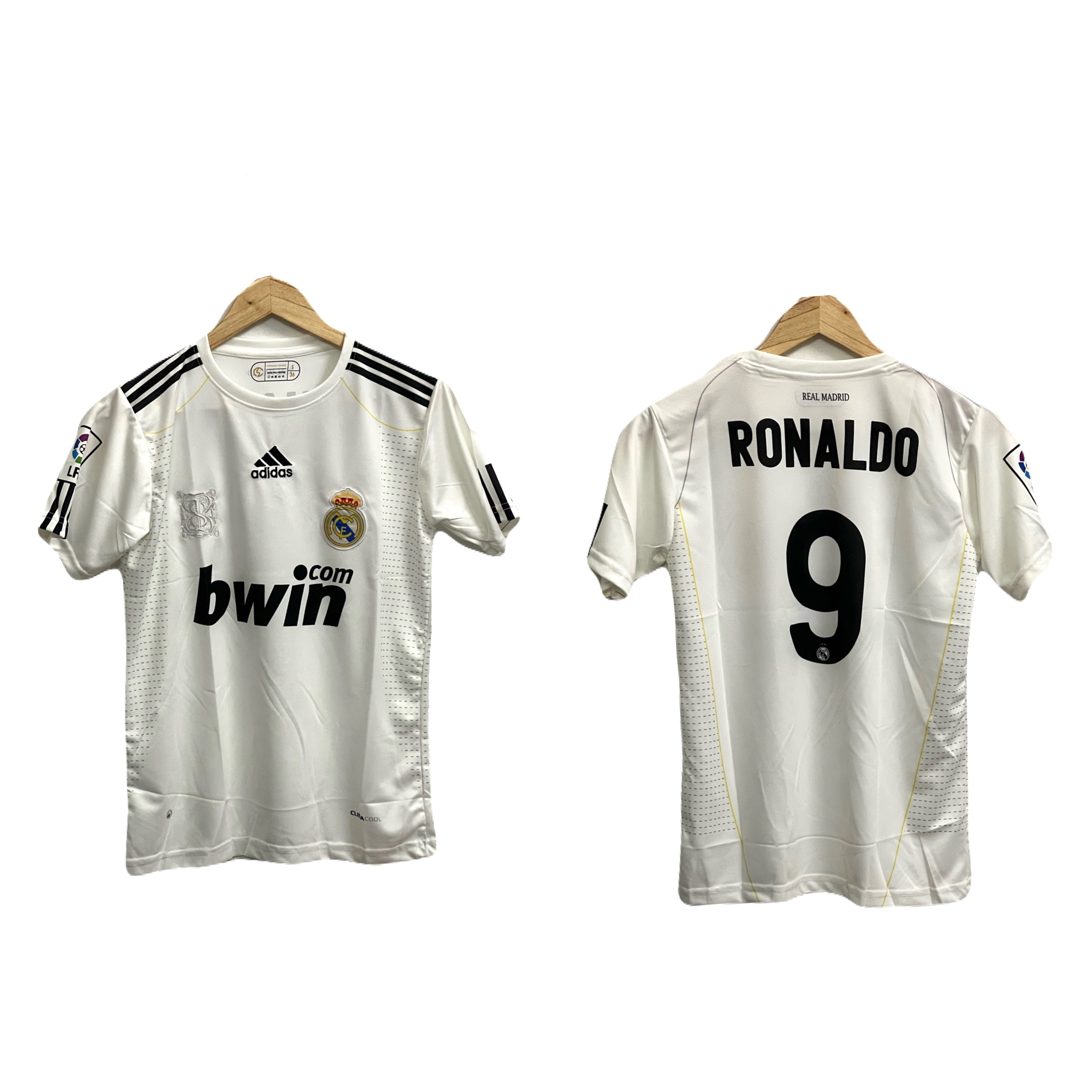 Real madrid 2009/10 Ronaldo number nine 9 rare jersey - P460 ms