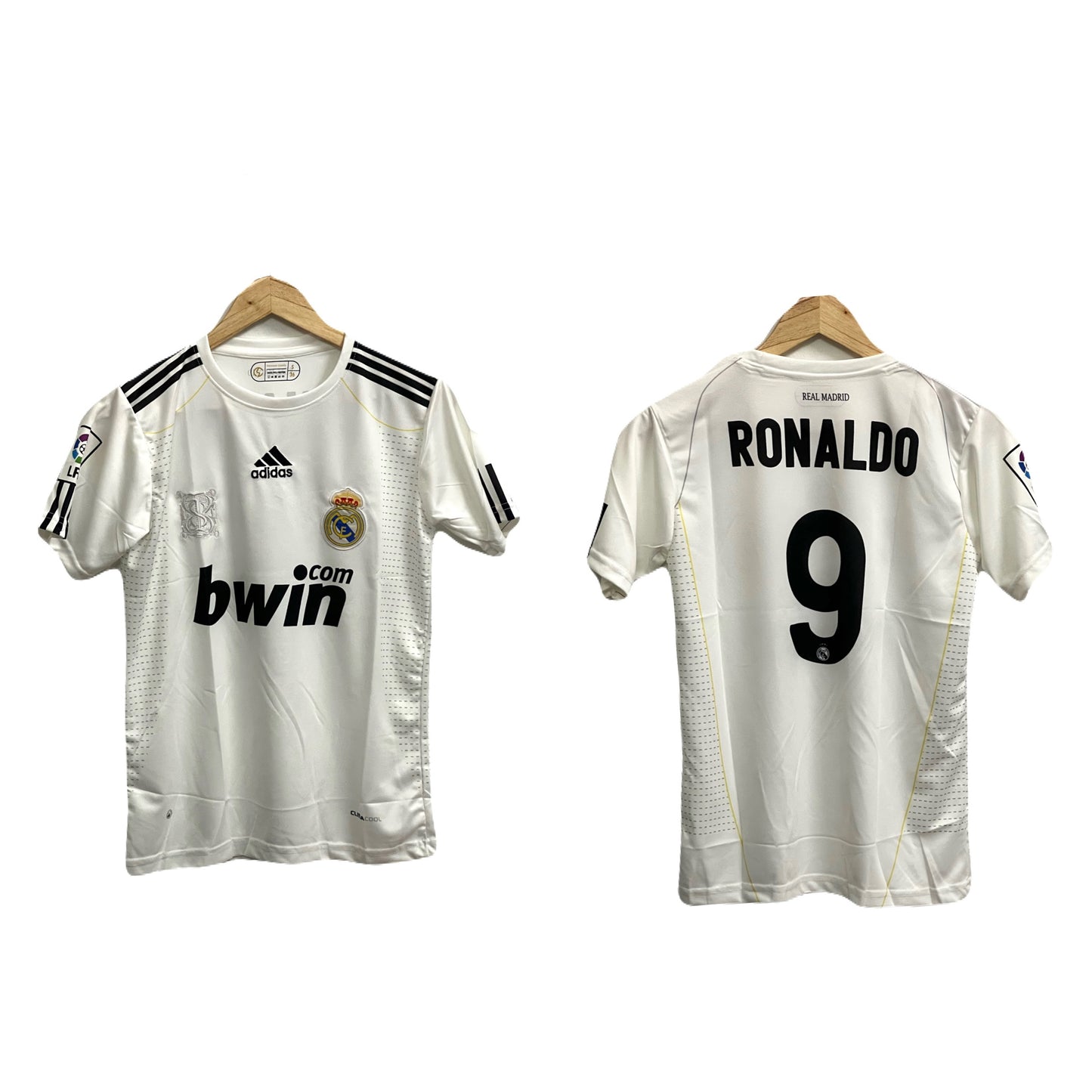Real madrid 2009/10 Ronaldo number nine 9 rare jersey - ms retro store