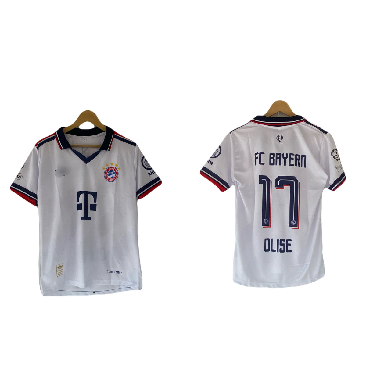 Olise Bayern Munich  2026-27 Away Half sleeve Collar Sublimation jersey - P2718