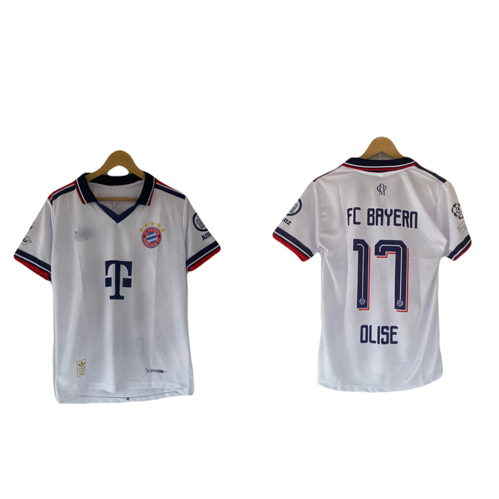 Olise Bayern Munich  2026-27 Away Half sleeve Collar Sublimation jersey - P2718