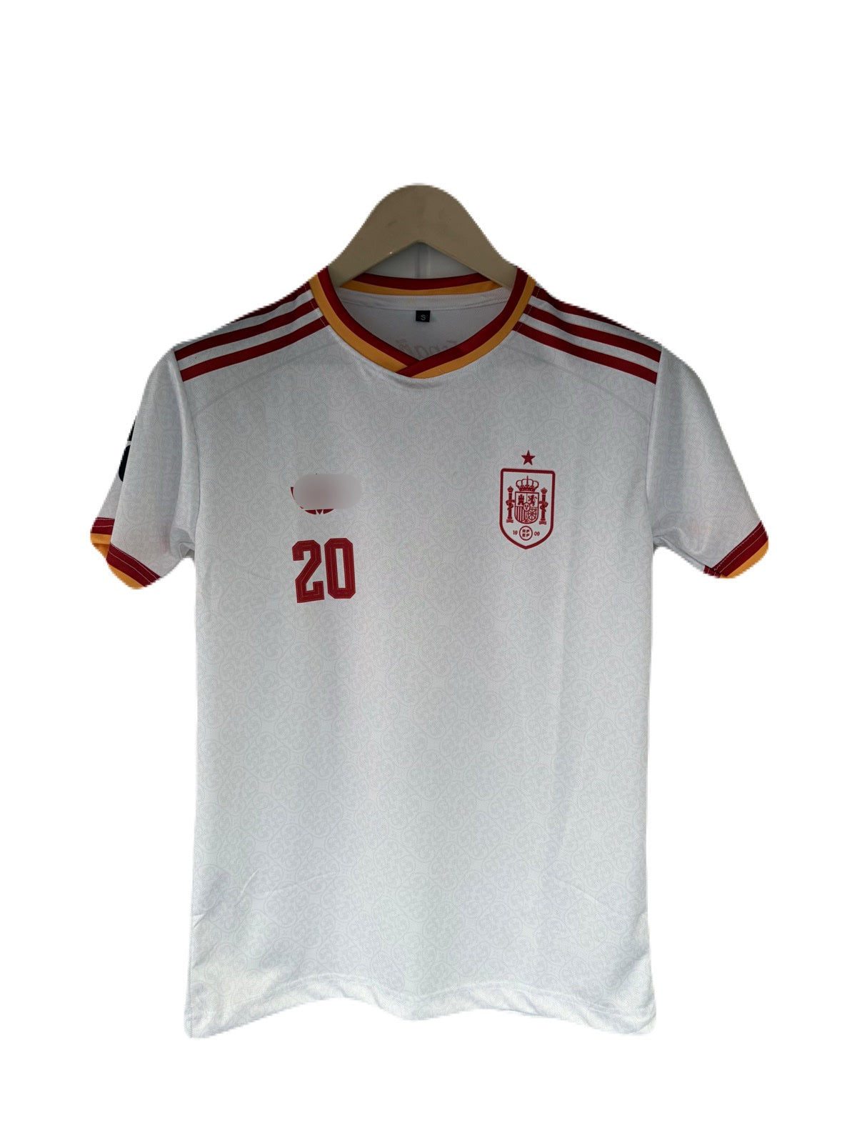 Spain 2026 World Cup Away Pedri  Half Sleeve Crew neck Sublimation Jersey - P1626 Ms Retro Store