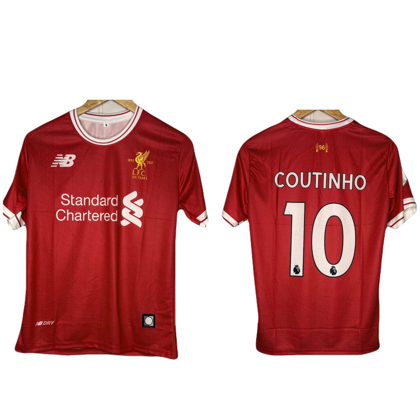 Liverpool Home Kit 2017-18 Coutinho Half Sleeve - Ms Retro Store