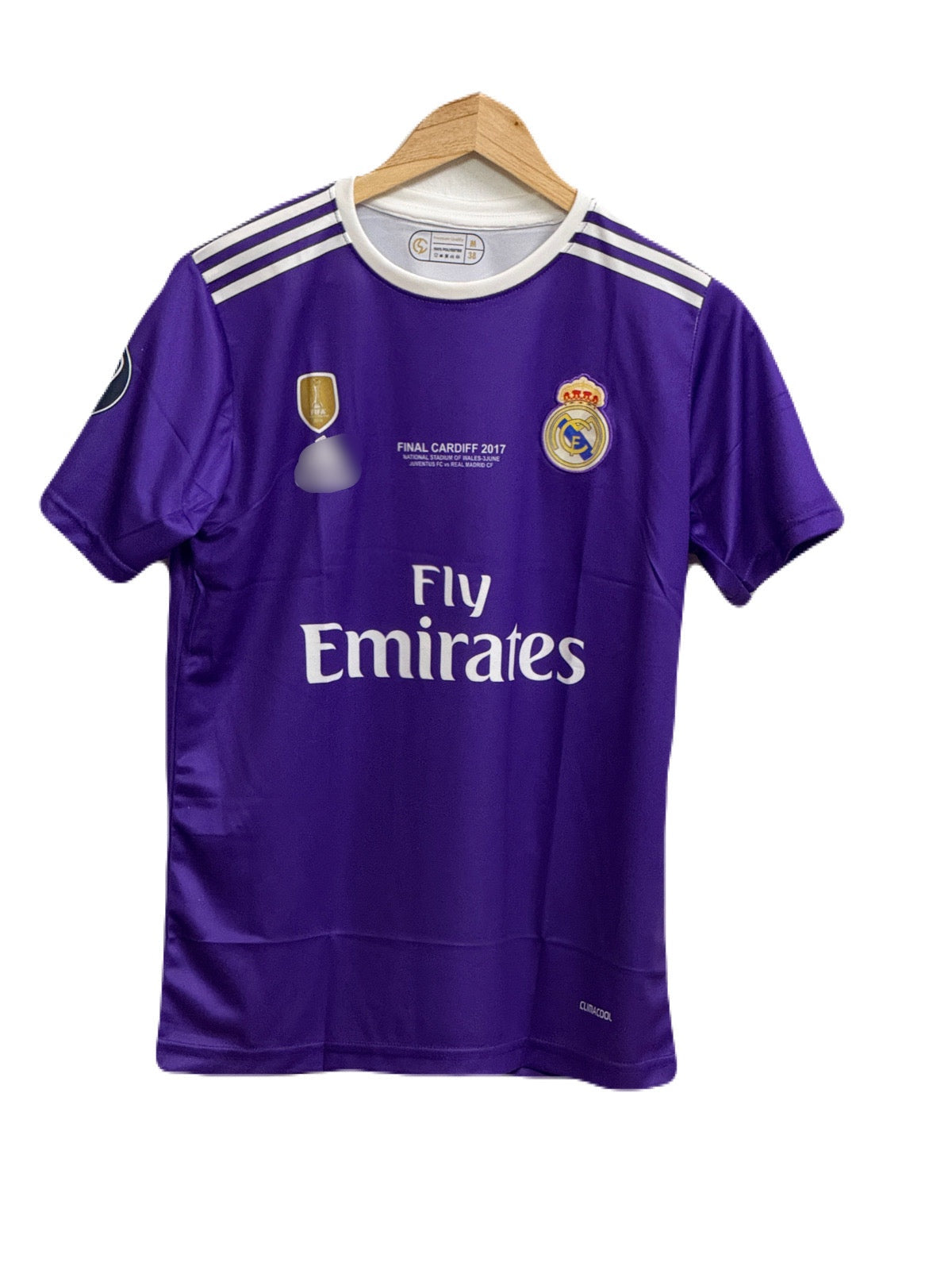 Purple 2017 Real madrid jersey Ronaldo half sleeve embroidery  - P955 ms retro store