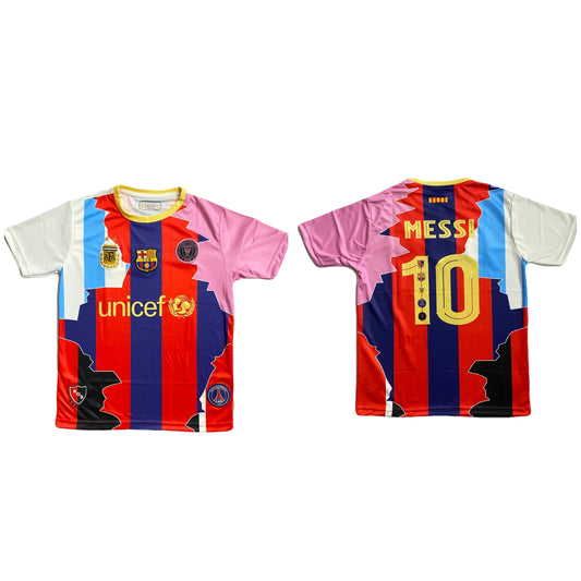Leo messi all time club jersey embroidery Limited edition