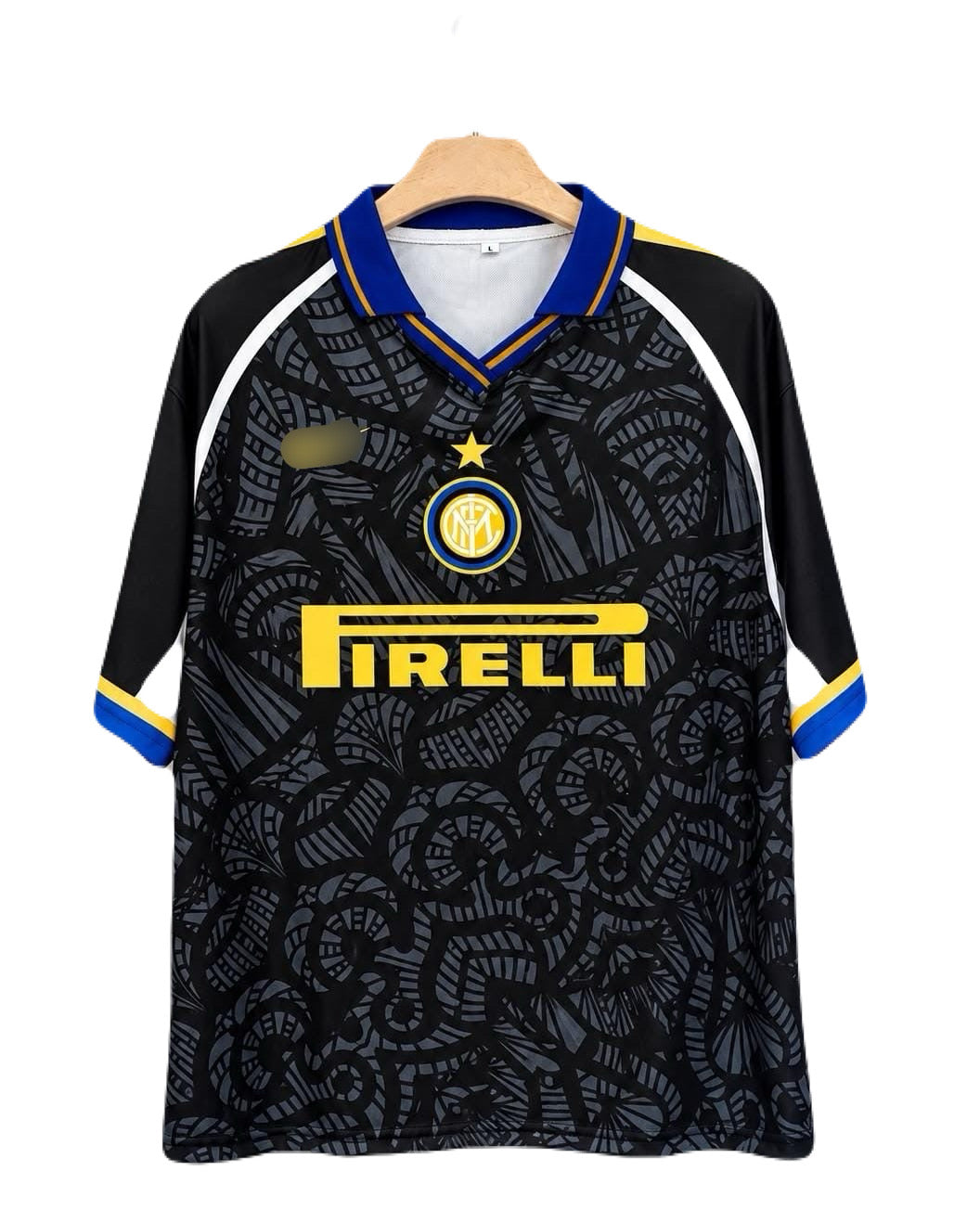 Roberto carlos Inter milan Collar five sleeve Jersey  - P2679