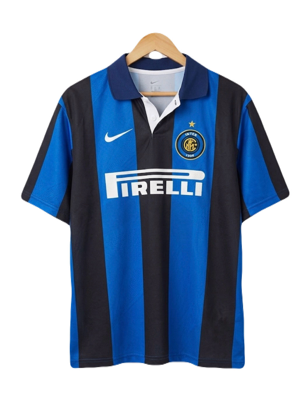 Inter milan 2004-2006 adriano Premium Quality collar five sleeve sublimation -P1369 Ms retro store