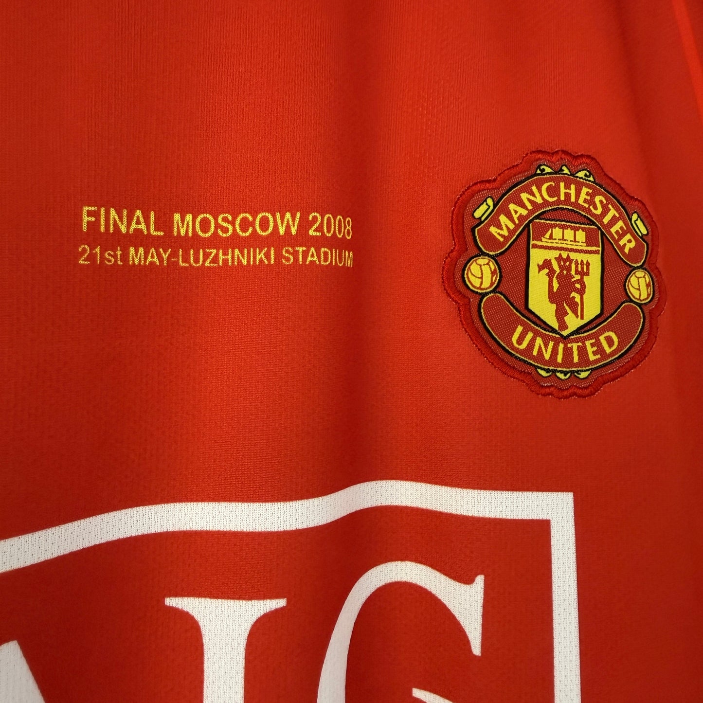 Ronaldo manchester united 2008 ucl final edition Half sleeve - P2139
