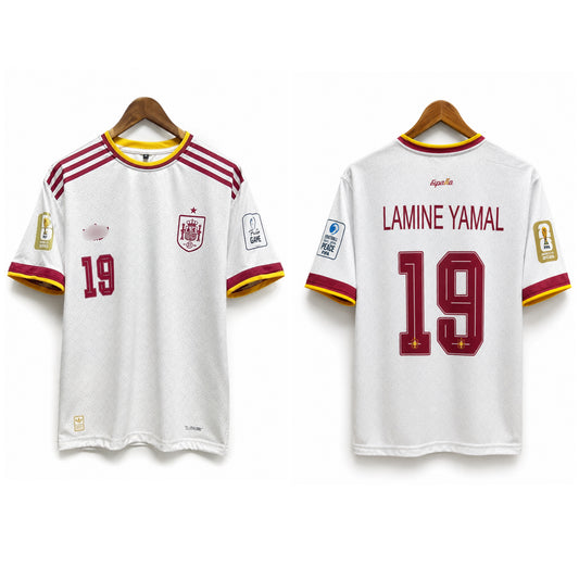 Spain 2026 World Cup Away Yamal Half Sleeve Sublimation Jersey - P2081