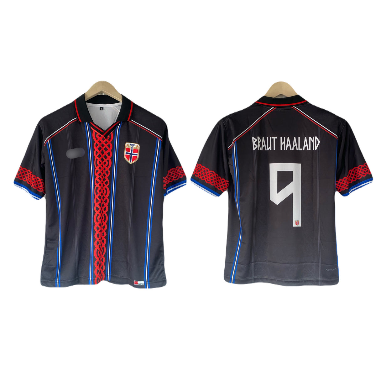 Haaland Norway Away kit Five sleeve Collar Sublimation - P2545