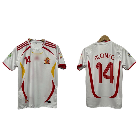 Spain 2006 away jersey xabi alonso - ms retro store