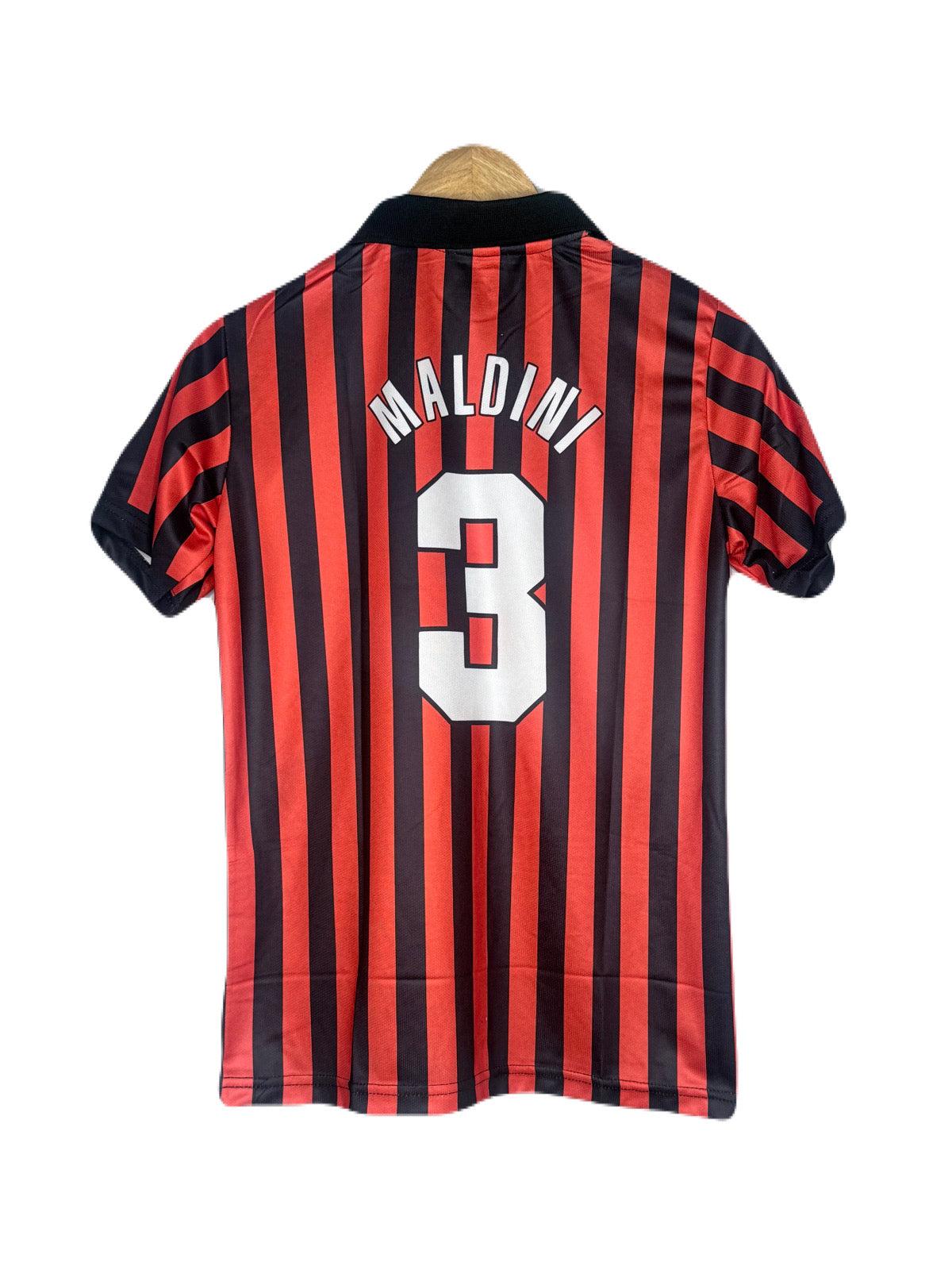 Ac Milan 1999-00 Home Kit Maldini Half Sleeve - P447 Ms Retro Store