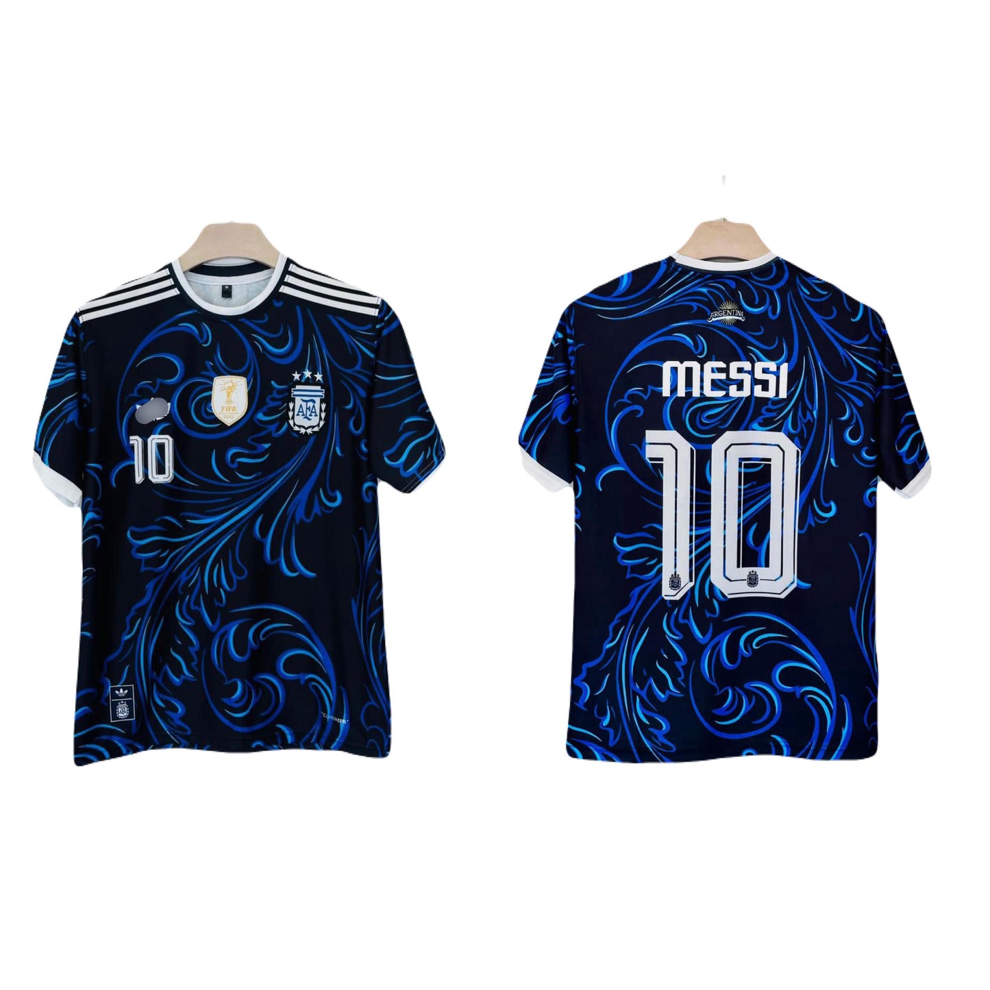 Messi  Argentina 2026 Worldcup Away Half Sleeve Jersey -