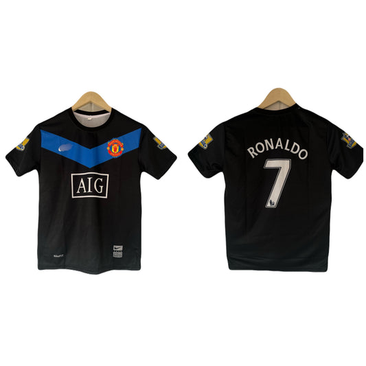 Ronaldo Manchester United 2007 Away half Sleeve Jersey - P1719