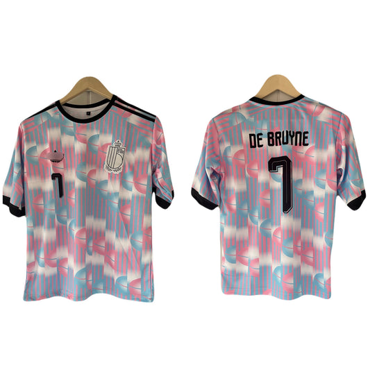 De bruyne belgium 2026 World cup away Five sleeve Embroidery Jersey -