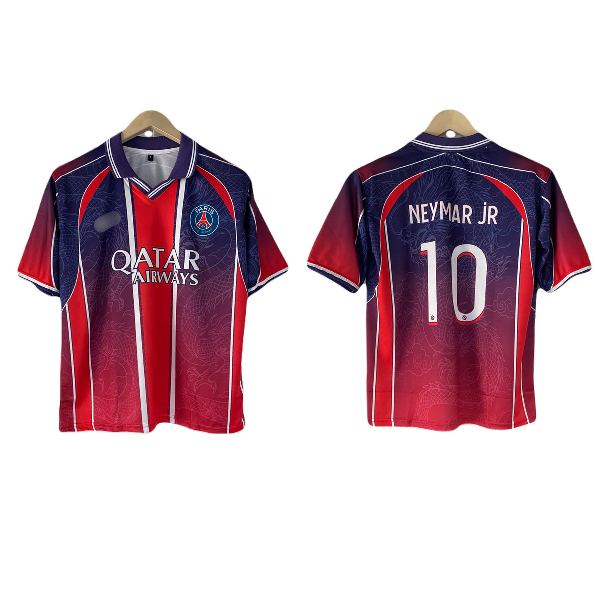 Neymar PSG kit Five sleeve Collar Sublimation - P2546