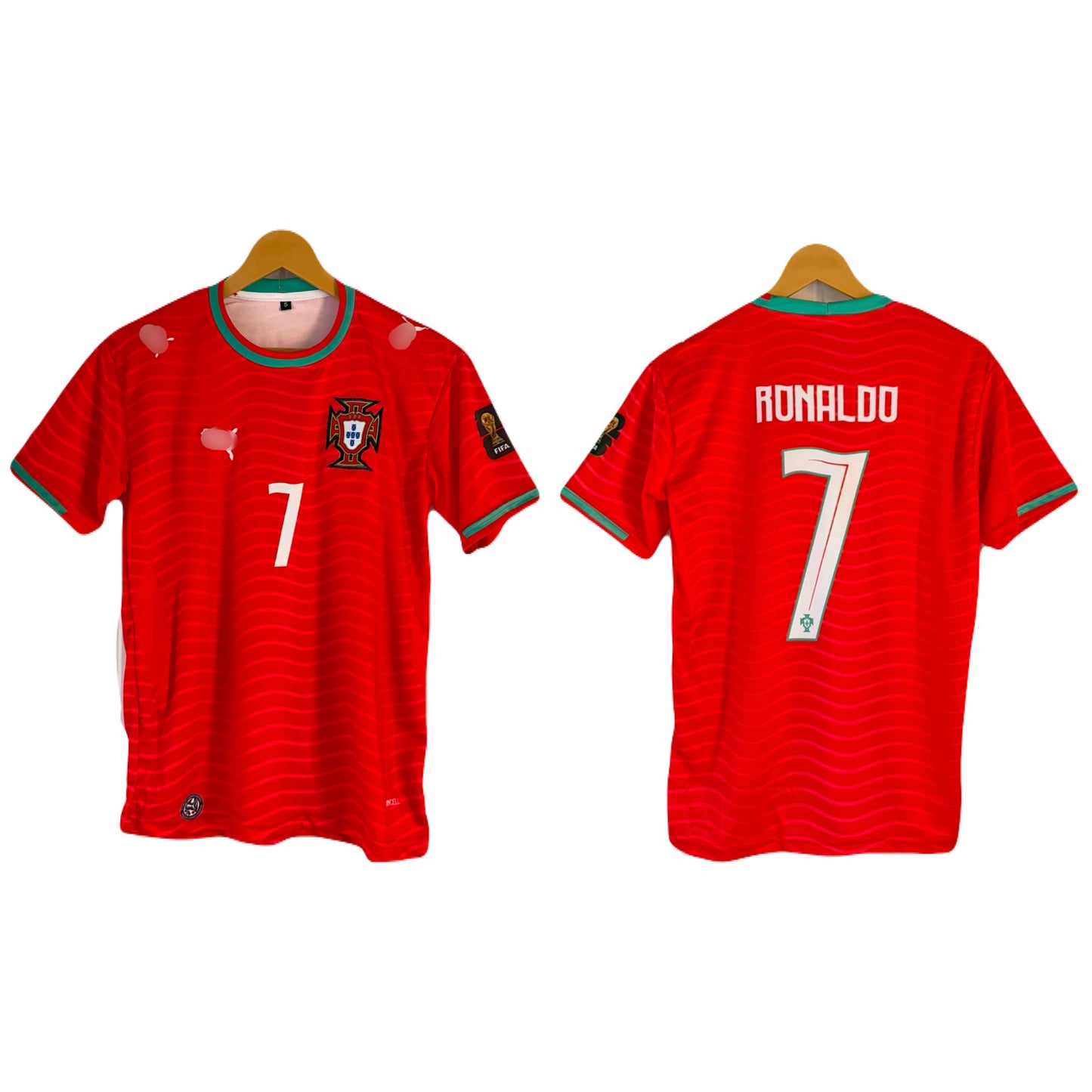 Ronaldo Portugal 2026 World Cup Home Kit  Half Sleeve Embroidery - P2377