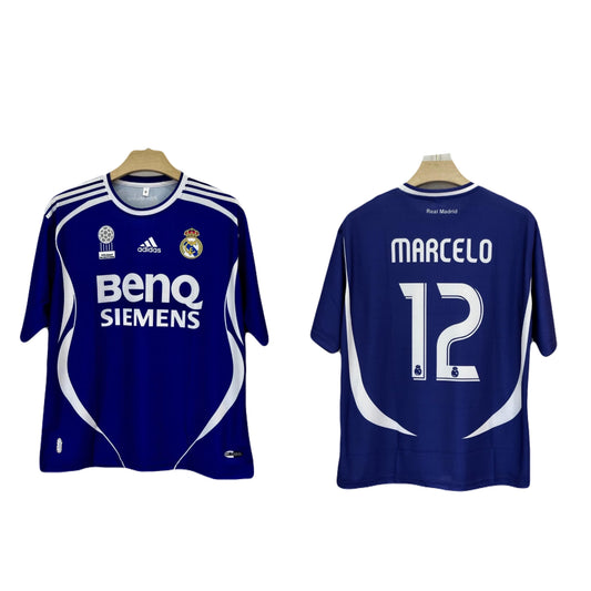 real madrid vintage blue kit Marcelo - ms retro store