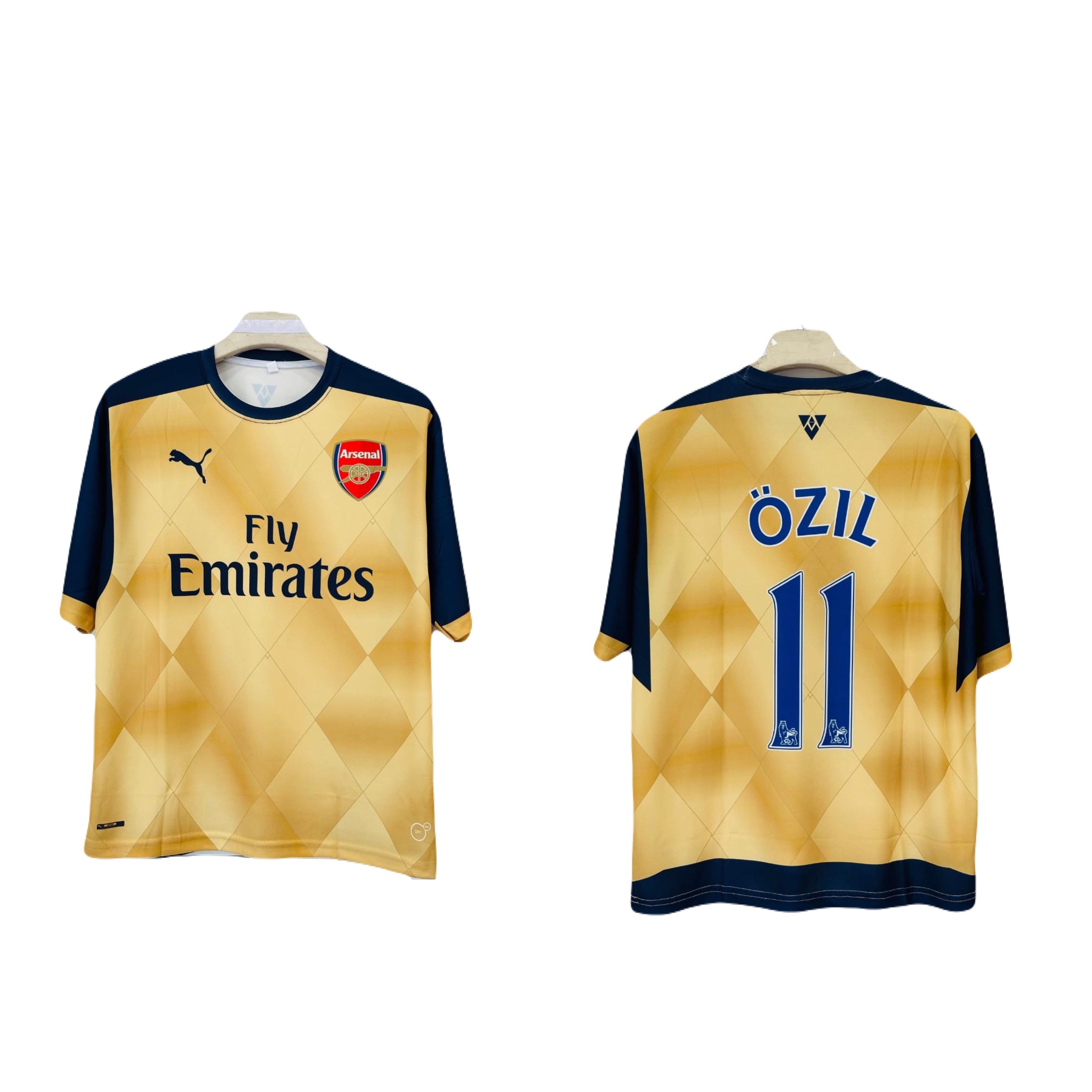 Arsenal 2015-16 away jersey ozil P407 - ms retro store – MS