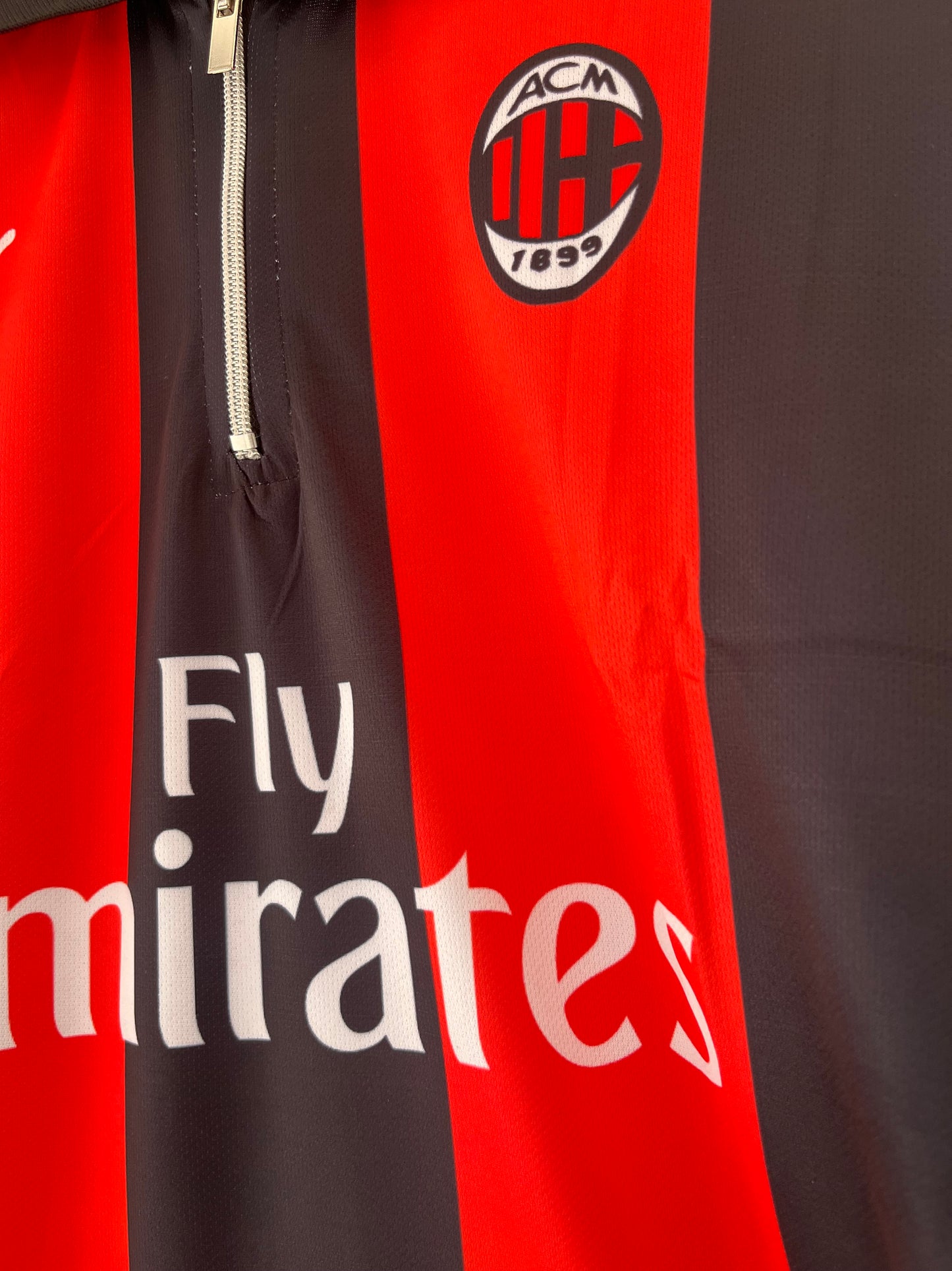 Ac milan special edition Five Sleeve zip collar Sublimation Jersey - Ms Retro Store