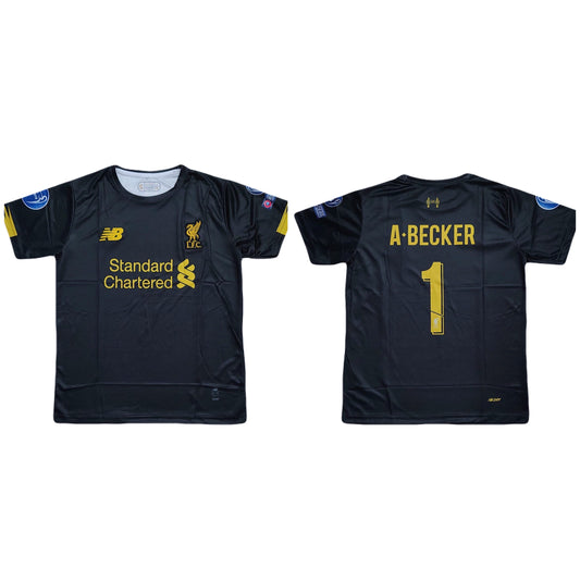 Liverpool 2025-26 G K Kit A.Becker Half sleeve - Ms Retro Store