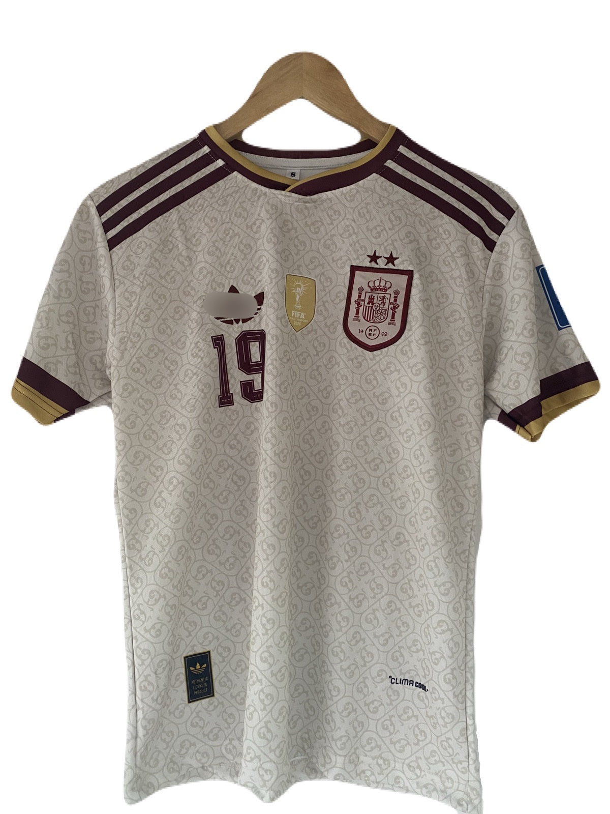 Lamine Yamal 2 Star Spain 2026 away Embroidery Jersey- P2161