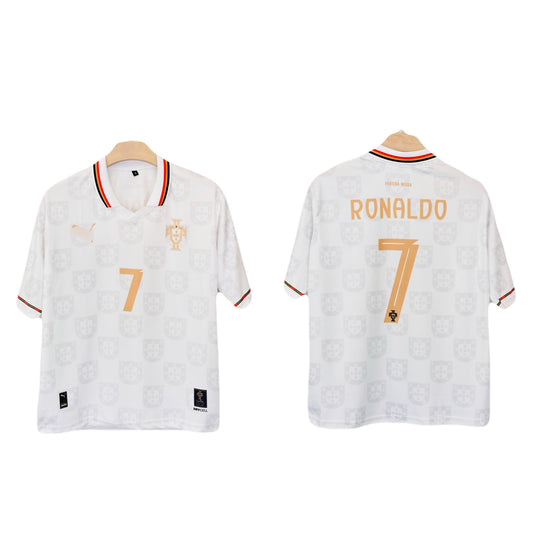 Ronaldo Portugal 2026 Five sleeve Collar sublimation -
