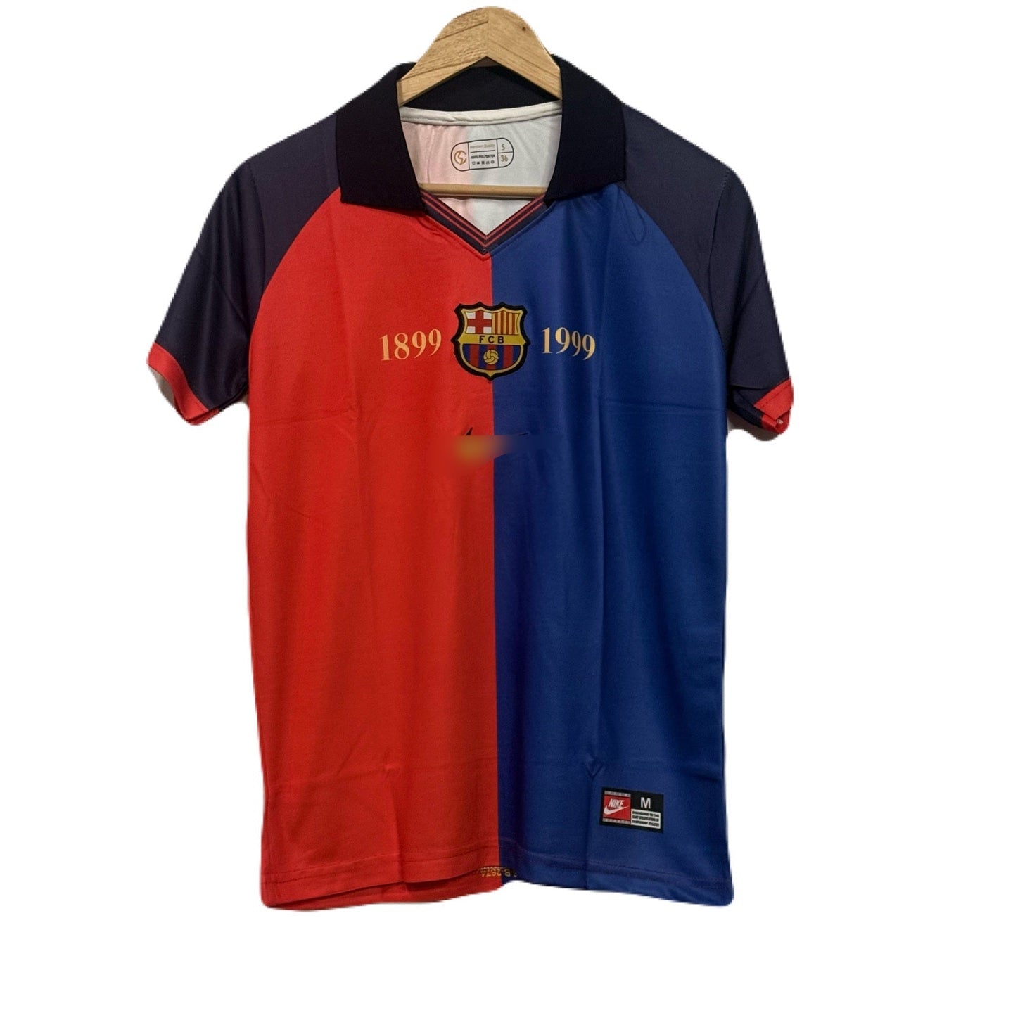 Fc Barcelona 1999-00 Home kit Rivaldo Half Sleeve - P1003 Ms Retro Store