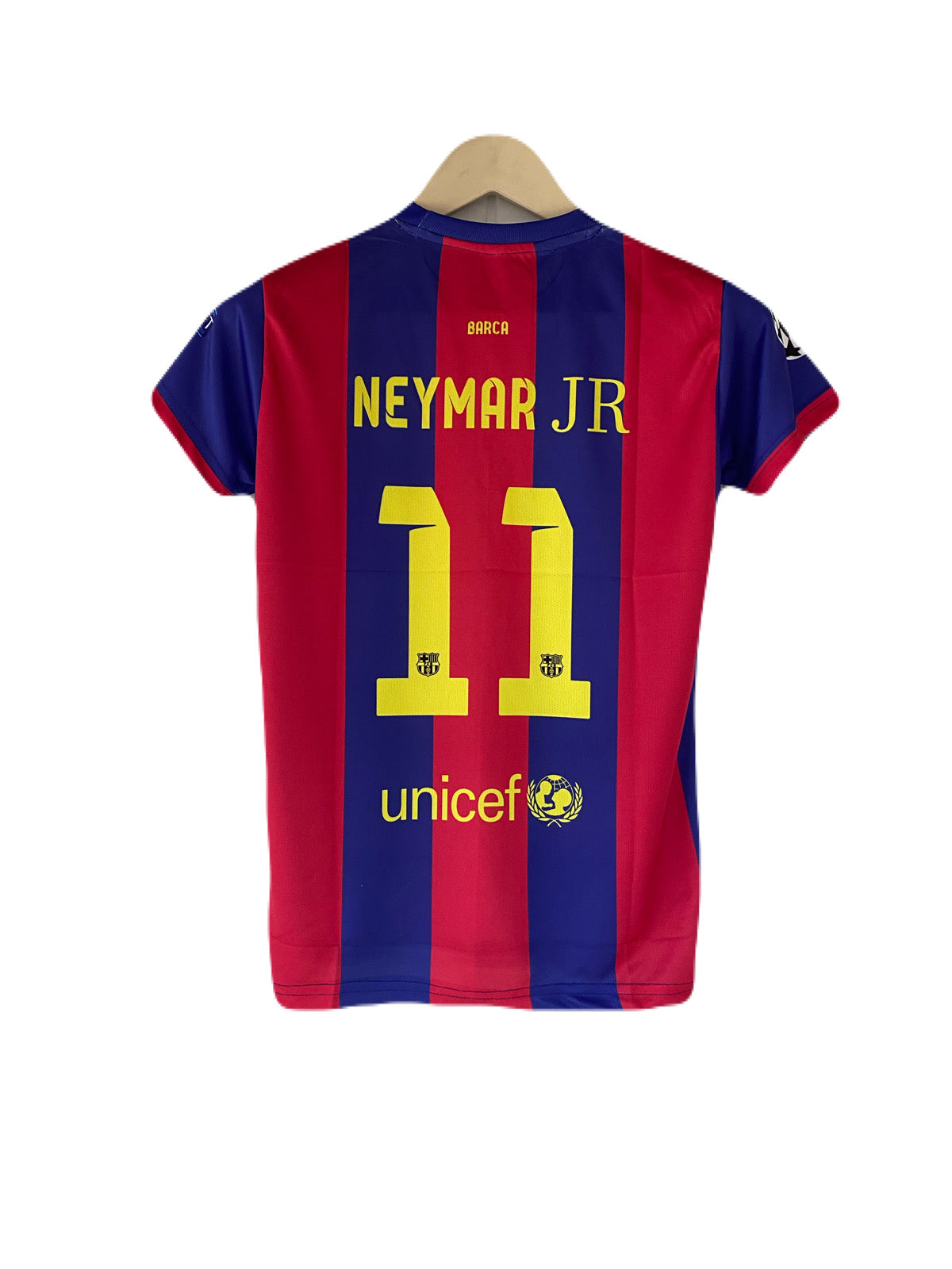 Neymar Barcelona 2014/15 home Kit Half Sleeve sublimation - P2159