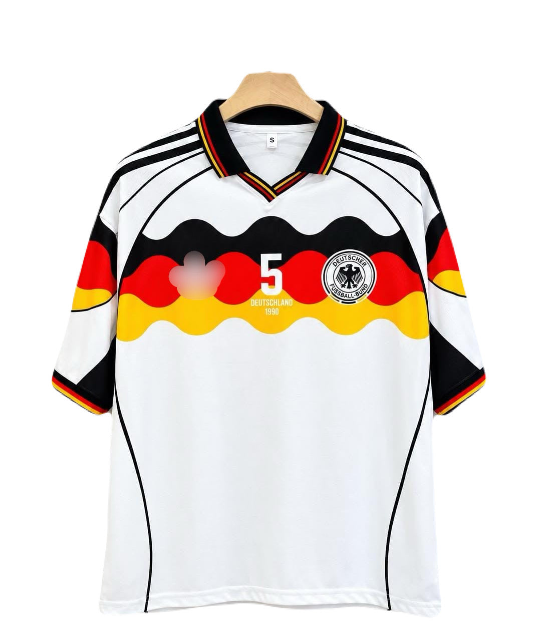 Beckenbauer Germany Home Kit Five Sleeve collar  - P2784