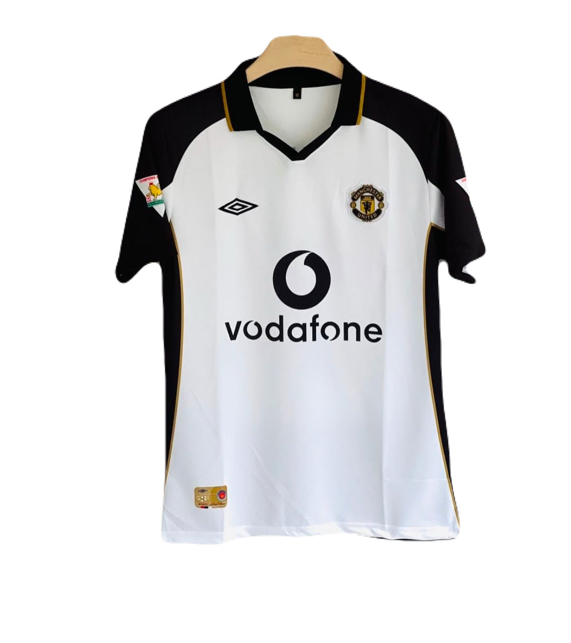 Best retro jersey United Beckham 2001/02 Half sleeve - ms retro store