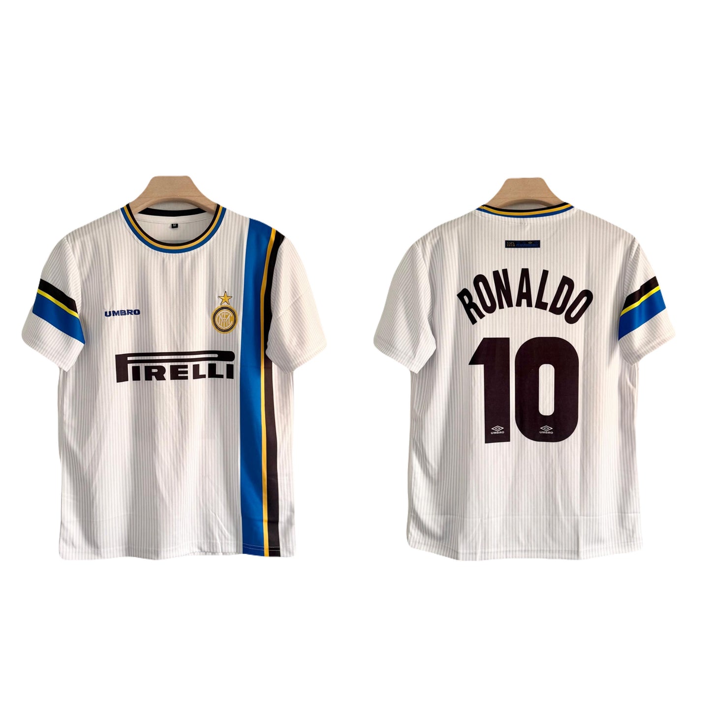 Intermilan 2004 Ronaldo half sleeve embroidery -P1662 ms retro store