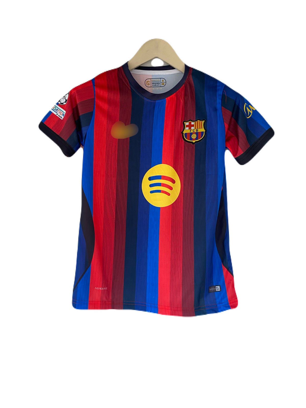 Yamal Barcelona new season home kit Half sleeve embroidery jersey - P2246